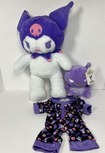 Purple Kuromi Sleeper T Set With Baku Buddy Plush Build A Bear