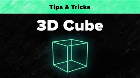 After Effects Tips Tricks 3D Cube YouTube