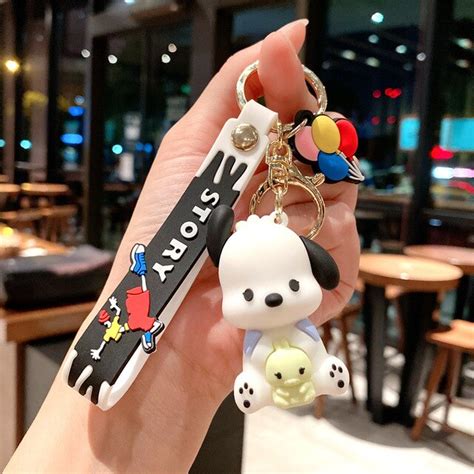 Pochacco Story Pochacco With Bunny Cartoon Dog Toy Keychain | Pochacco ...