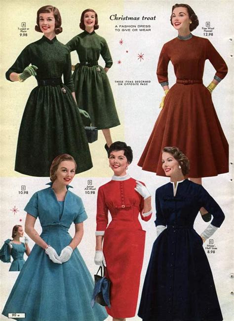 1950s Dresses And Skirts Styles Trends And Pictures Vintage Fashion