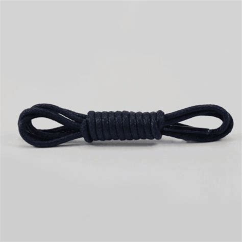 Premium Cotton Wax Shoelaces Thin Round Dress Waxed Laces For Dress