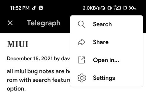 Miui Telegraph