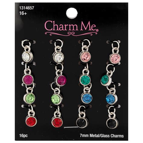 Rhinestone Circle Charms Hobby Lobby 1314657