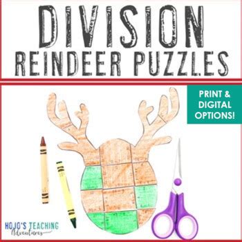 Reindeers Worksheets TPT