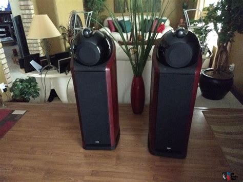 B W 802 Nautilus Cherrywood Floorstanding Speakers Photo 2363903 US