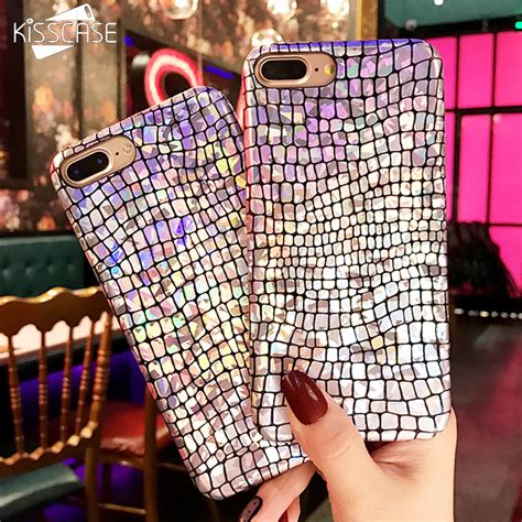 Kisscase Colorful Laser Cool Phone Case For Iphone 8 7 6s 6 Plus Cases