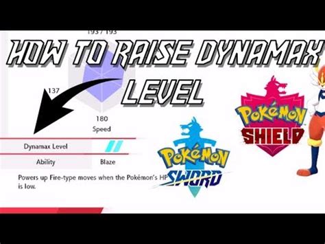 How To Raise DYNAMAX LEVEL In POKEMON SWORD AND SHIELD YouTube