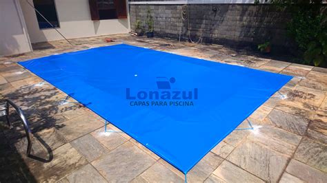 Lona Azul Para Piscina 5x3 Pvc Vinil 500 Micras 3x5 Lonazul Capas