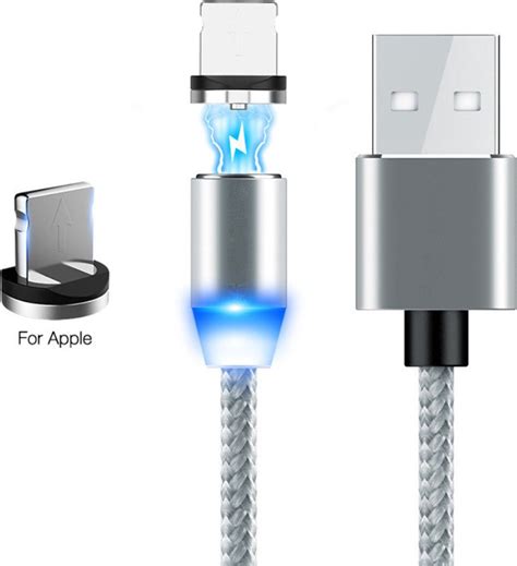 Usb Kabel In Met Magneet Oplaadkabel Iphone Samsung En Meer