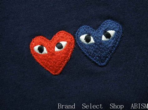 【楽天市場】★レディースサイズ★play Comme Des Garcons プレイ コムデギャルソン 『ダブル・ハートワッペン・tシャツ