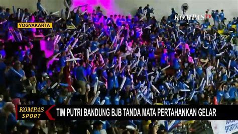 Tim Putri Bandung BJB Tanda Mata Pertahankan Gelar Juara Kompetisi Bola