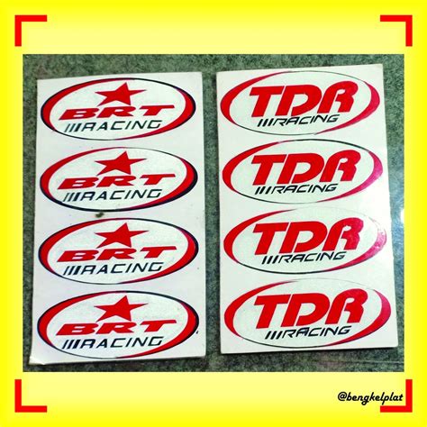 Jual Stiker Cutting Sticker Timbul Motor Tdr Brt Yss Racing Reflektive