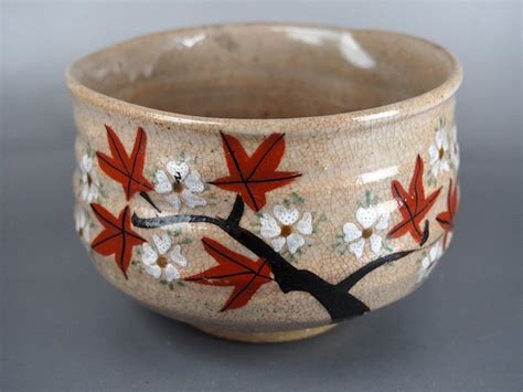 Chawan Tea Bowl Earthenware Pottery Japanese Tea Bowl Catawiki