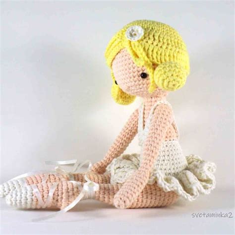 Doll Pattern Crochet Ballerina Doll Amigurumi Pattern Inspire Uplift