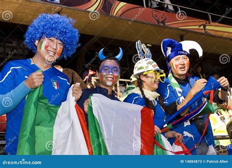 Italy Soccer Supporters Fifa Wc Editorial Stock Photo Image Of