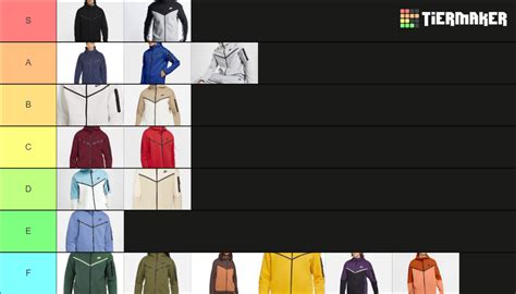 Nike Tech Fleece Colours Tier List Community Rankings Tiermaker