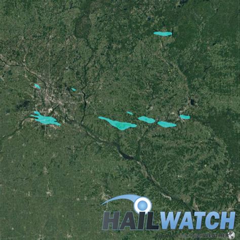 Hail Report for Burnsville Rosemount Osseo, MN. Downsville WI | August 3, 2018 | HailWATCH