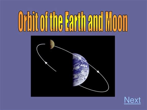 Ppt Orbit Of The Earth And Moon Powerpoint Presentation Free