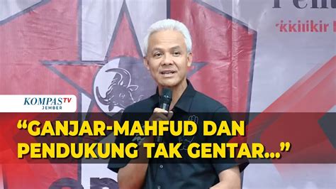 FULL Pidato Capres Ganjar Pranowo Di Sarasehan GMNI Soroti Hasil