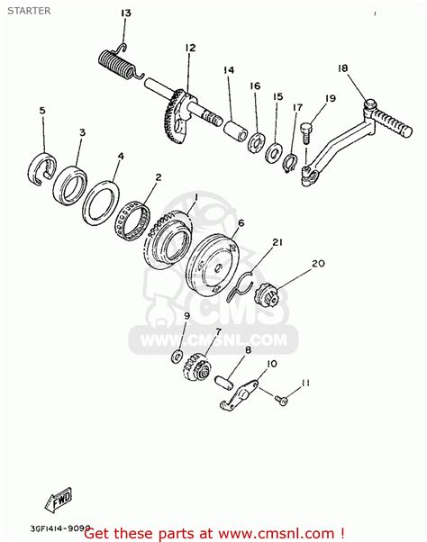 Gf Idle Gear Assy Yamaha Buy The Gf At Cmsnl