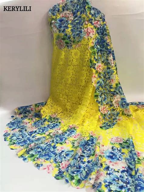 Ker Ylili Nigerian Lace Fabric For Wedding Dress High Quality