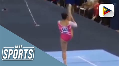 Malabuyo Nagtapos Sa Ikaapat Na Puwesto Ng Floor Exercise Sa Fig