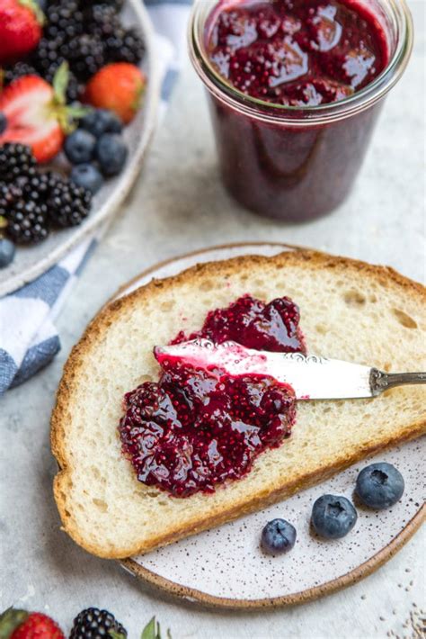 How to Make Chia Seed Jam (Healthy & Easy!) - From My Bowl