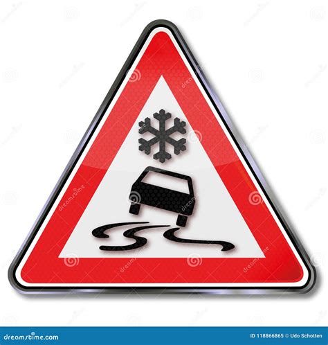 Risk of Car Skidding on Snow Stock Vector - Illustration of snap ...