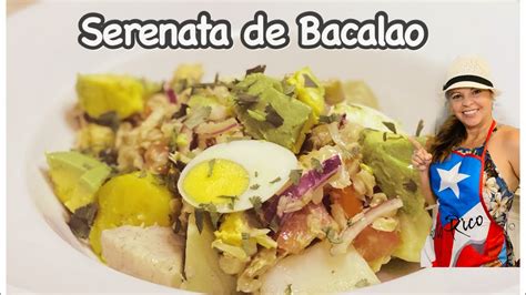 Serenata De Bacalaoensalada De Bacalao Boricuaviandas Con Bacalao