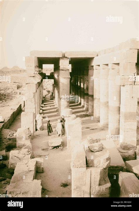 Egyptian Views Karnak Great Feast Temple Of Thutmosis Iii 1900