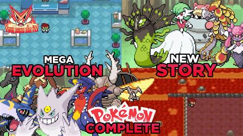 COMPLETED Pokemon GBA Rom With Mega Evolution New Story New Region