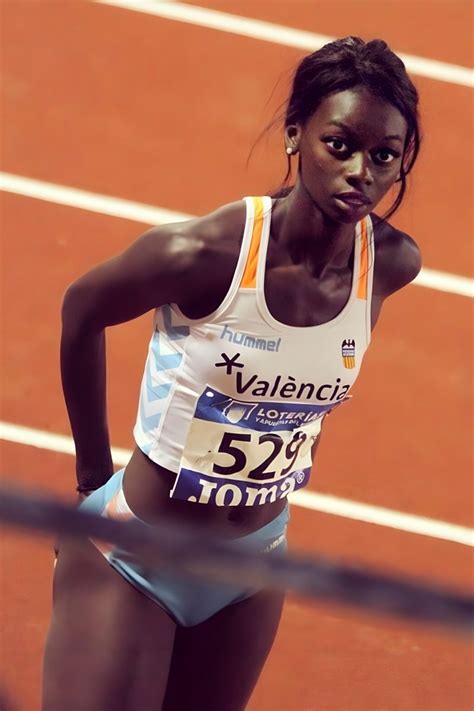 Beautiful Dark Skinned Women Triple Jump Human Body Anatomy