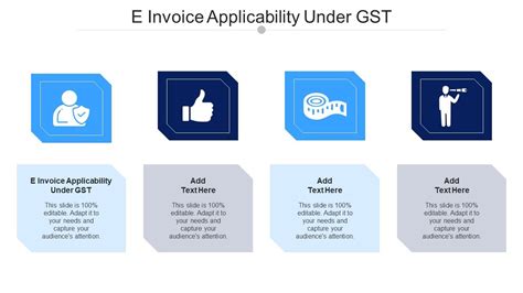 E Invoice Applicability Under Gst Ppt Powerpoint Presentation