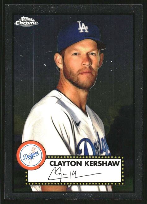 Topps Chrome Platinum Anniversary Clayton Kershaw Ebay