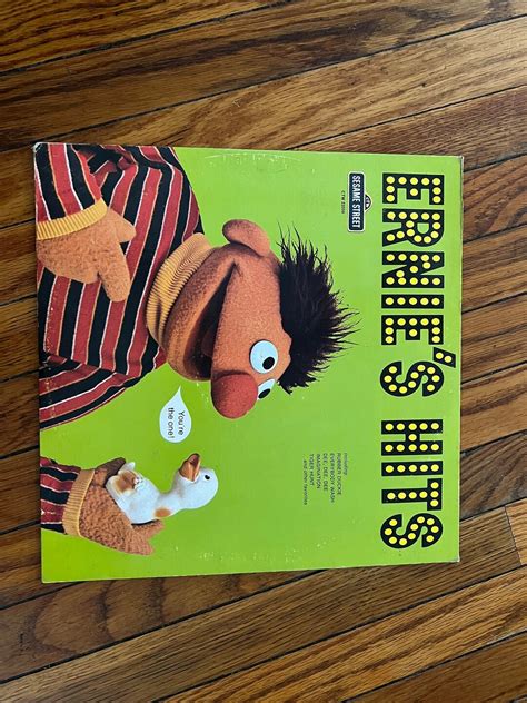 Sesame Street Ernies Hits Vintage Vinyl Album Etsy