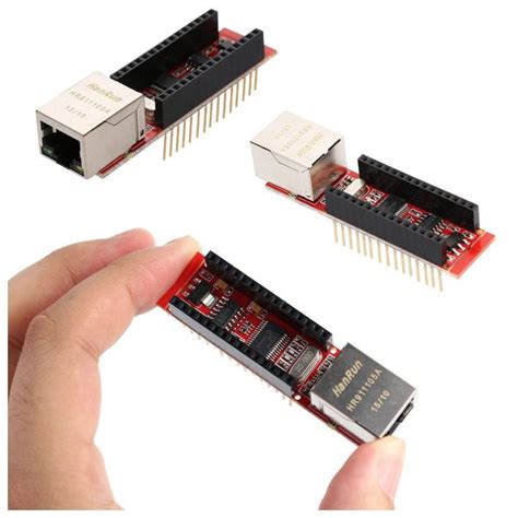 Nano Enc J Ethernet Shield For Arduino Nano Rj Webserver