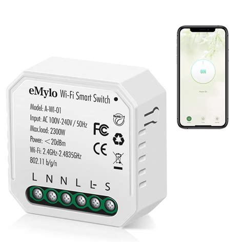 EMylo Mini Smart WiFi Relay Switch 1 Channel Radio Remote Control