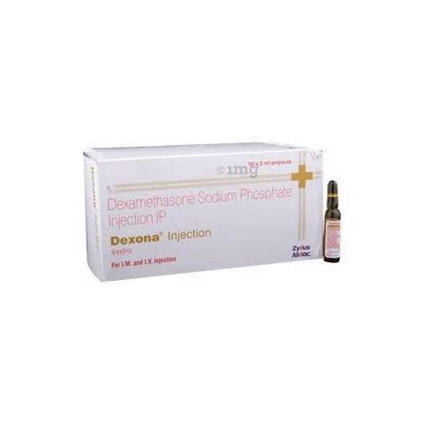 Dexona Dexamethasone Sodium Phosphate Injection Ip Zydus Alidac 50 X 2 Ml Ampoule At Rs 10 4