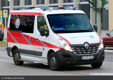 Einsatzfahrzeug Krankentransport Spree Ambulance Ktw Bos Fahrzeuge