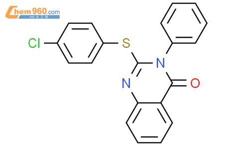 H Quinazolinone Chlorophenyl Thio Phenyl Cas