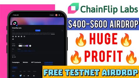 400 600 Free Crypto Airdrop New Crypto Loot Today ChainFlip Labs