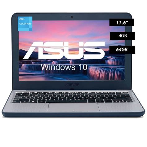 Laptop Asus Vivobook W202 Intel Celeron Pantalla 116 Pulgadas 64gb 4gb Windows 10