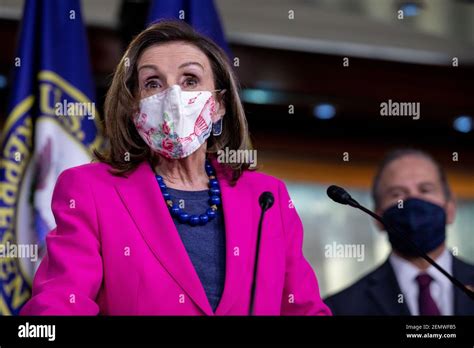 House Majority Leader Rep Nancy Pelosi Joins Democratic Leaders And