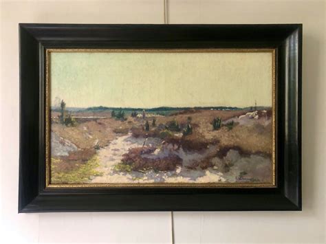 Proantic Country Landscape 1893 Oil On Canvas Painter To Discover