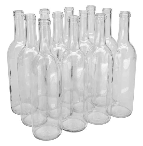 Wine Bottles Clear 750ml Case Of 12 Walmart Walmart