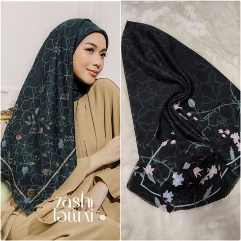 Jual Voal Motif Premium Hijab Segi Empat Voal Motif Premium Lasercut