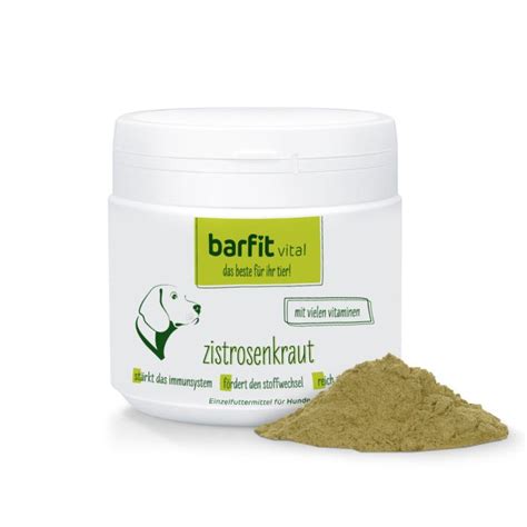 Barfit Vital Zistrose Pulver G Trofu At Trockenfutter Und