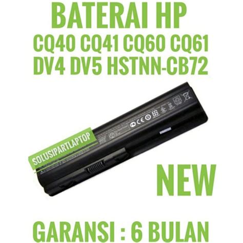 Jual Baterai Compaq CQ40 CQ41 CQ45 CQ60 CQ61 CQ71 HP Pavilion DV4 DV6