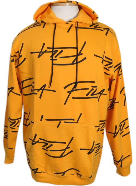 Fila All Over Grafitti Logo Print Hoodie 2 Colors 2x 2xt 3x 3xt