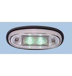 Feu De Gabarit Leds Vertes Avec Support En Chrome Chez Camac Cie